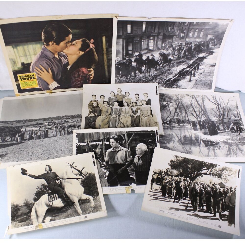 1940 Brigham Young Lobby Cards and press photos 8x10 and 11x14", Historic